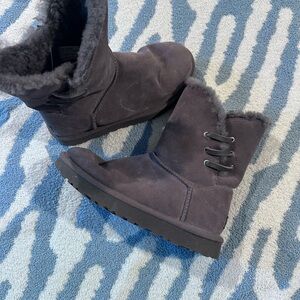Women's Cozy Black Winter Boots